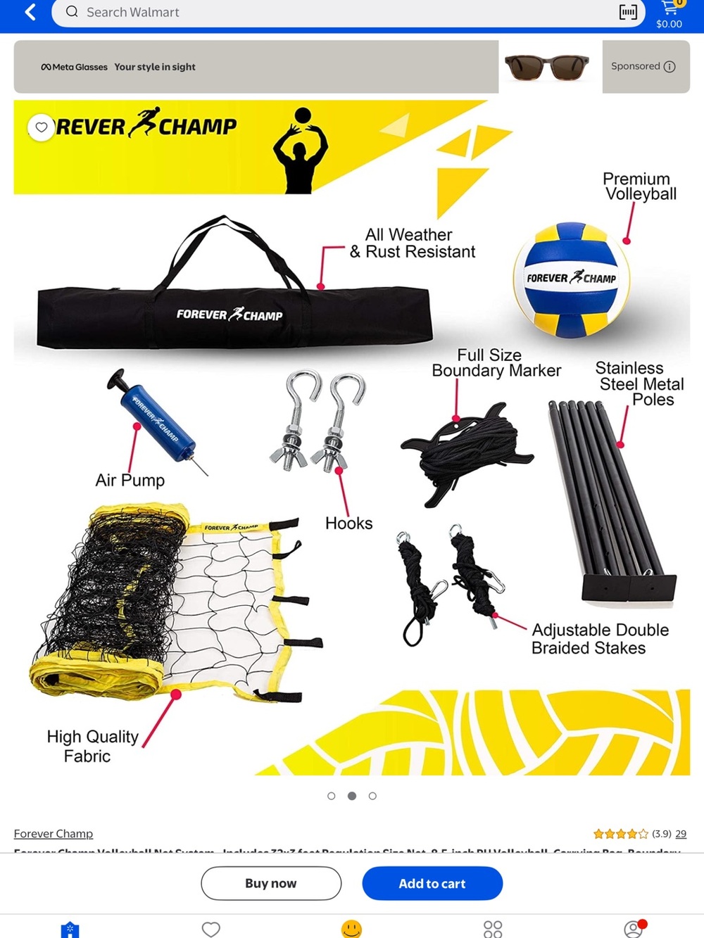 Forever Champ Volleyball Set